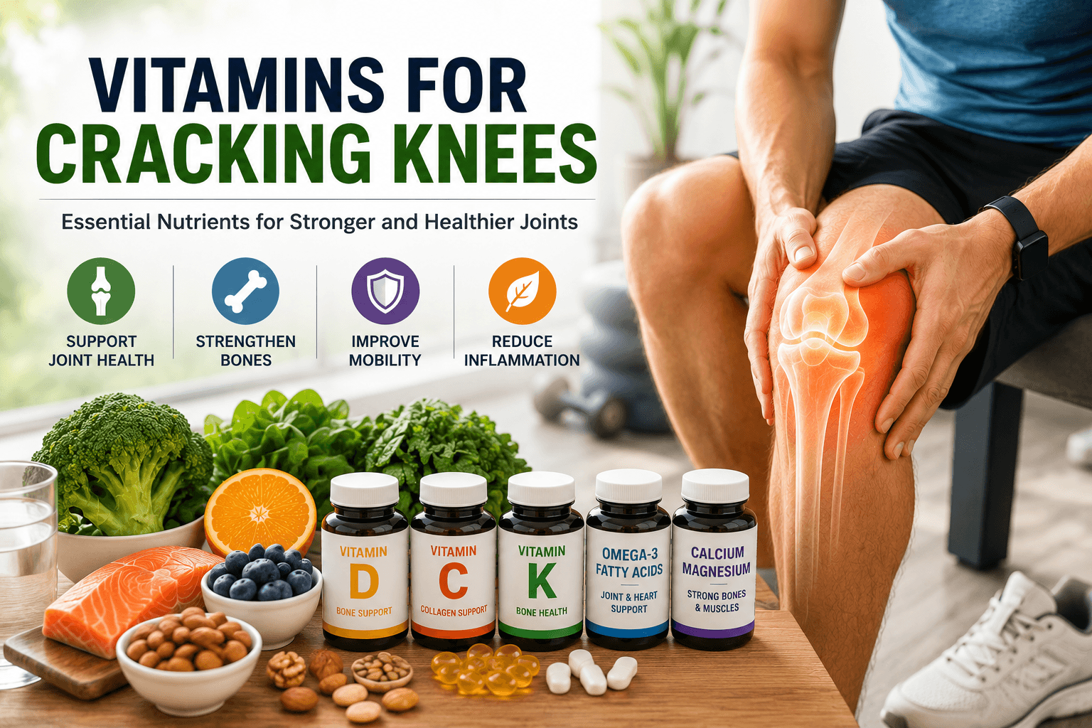 Vitamins for cracking knees