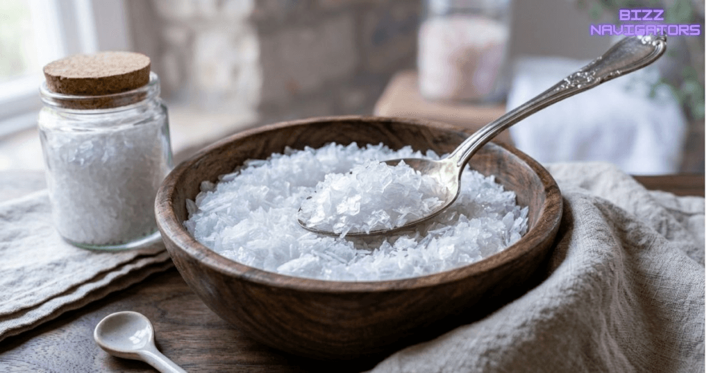 Magnesium chloride flakes