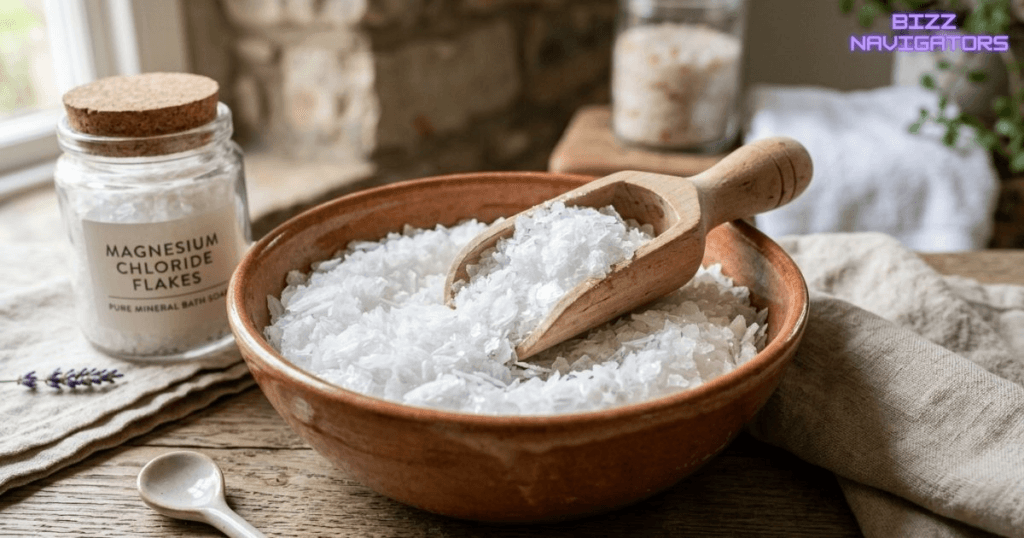 Magnesium chloride flakes