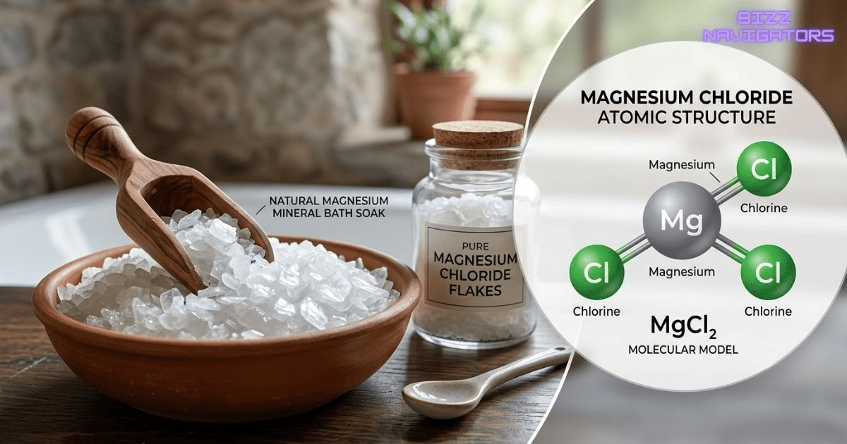 Magnesium chloride flakes