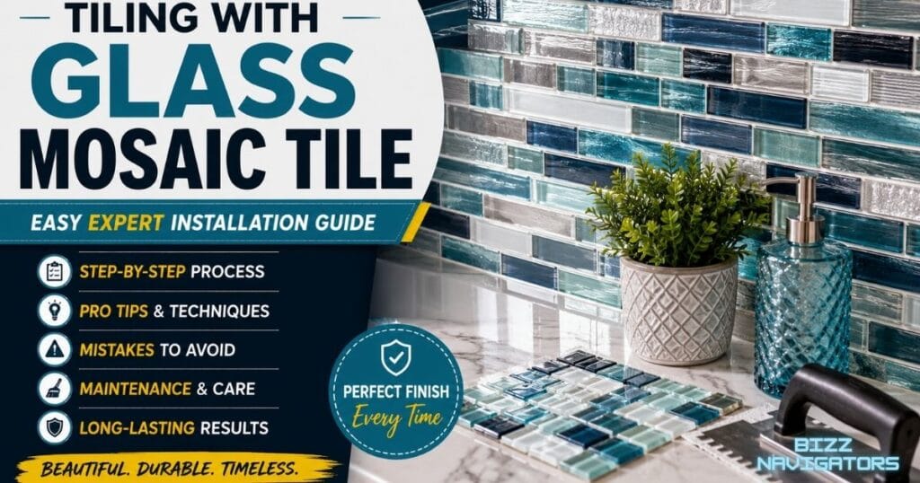 Tiling with Glass Mosaic Tile