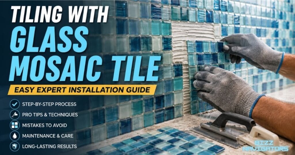 Tiling with Glass Mosaic Tile