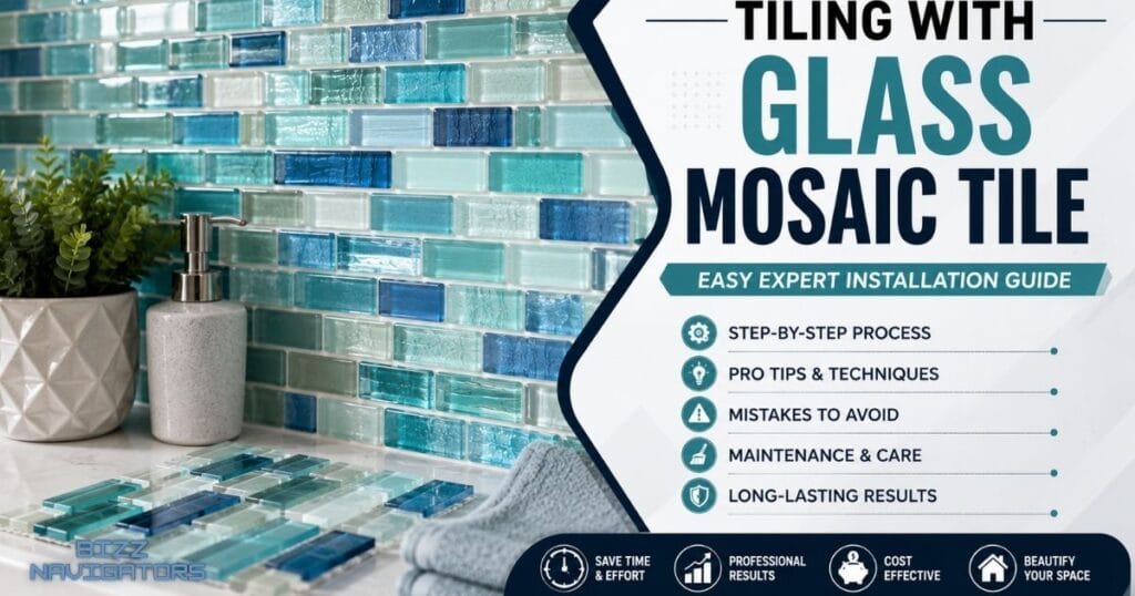 Tiling with Glass Mosaic Tile