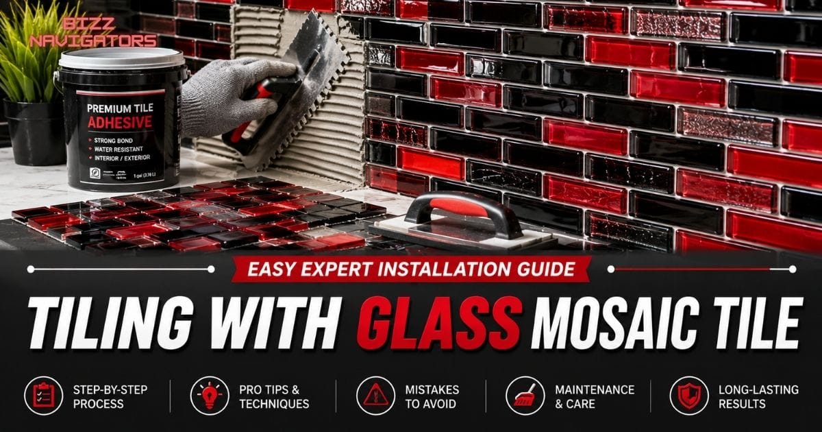 Tiling with Glass Mosaic Tile
