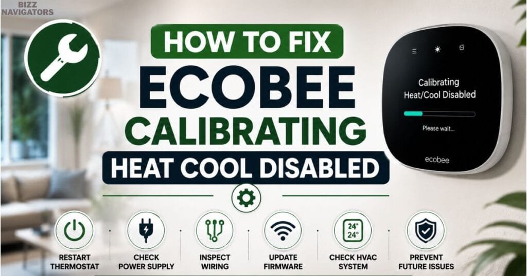 How to Fix Ecobee Calibrating Heat Cool Disabled