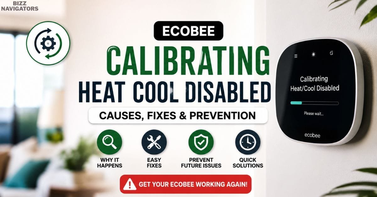 Ecobee Calibrating Heat Cool Disabled