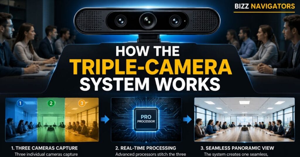 How the Triple-Camera System Works