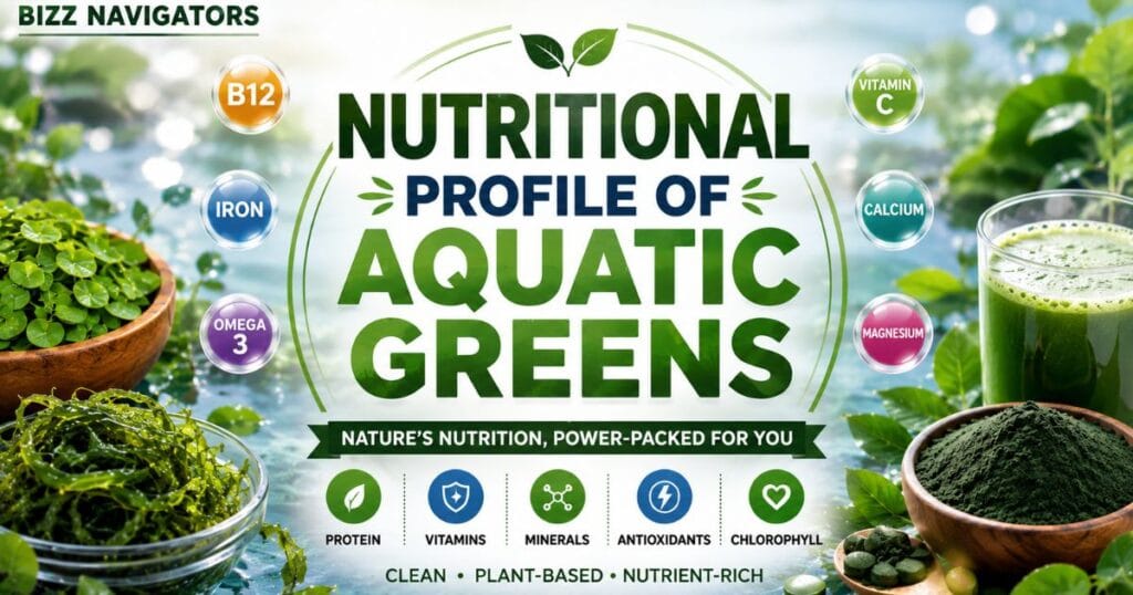 Nutritional Profile of Aquatic Greens