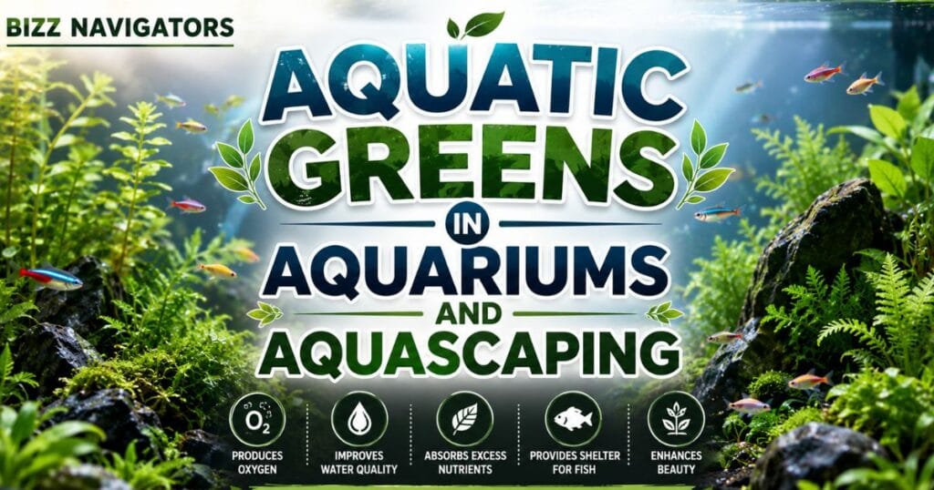 Aquatic Greens in Aquariums and Aquascaping