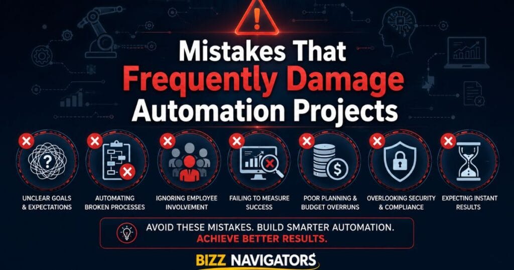 Mistakes That Frequently Damage Automation Projects