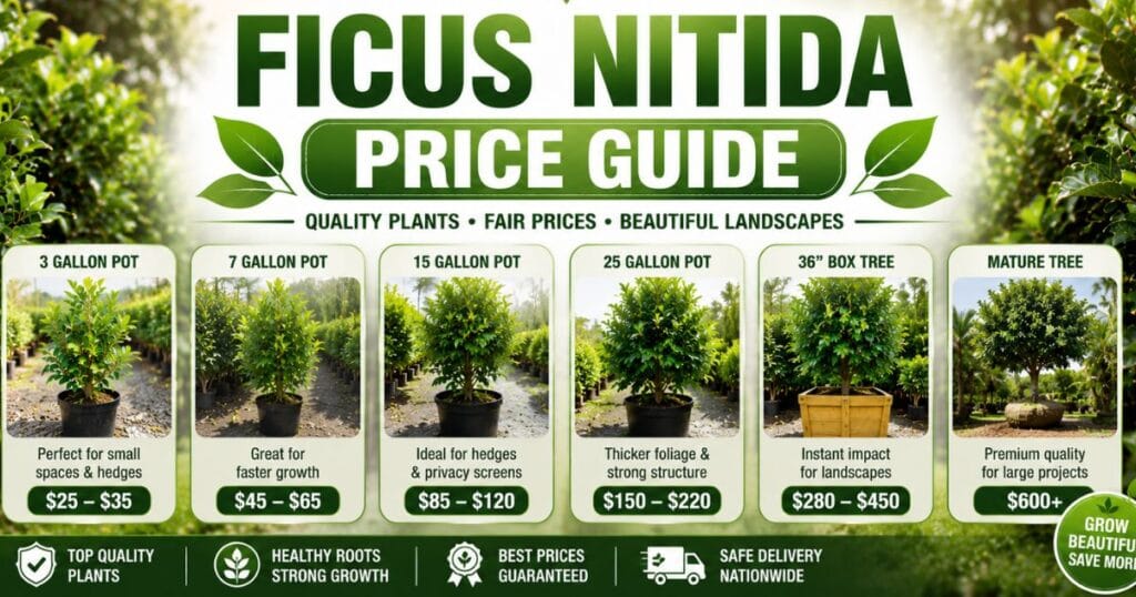 Ficus Nitida Price Guide