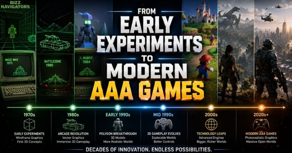 From Early Experiments to Modern AAA Games