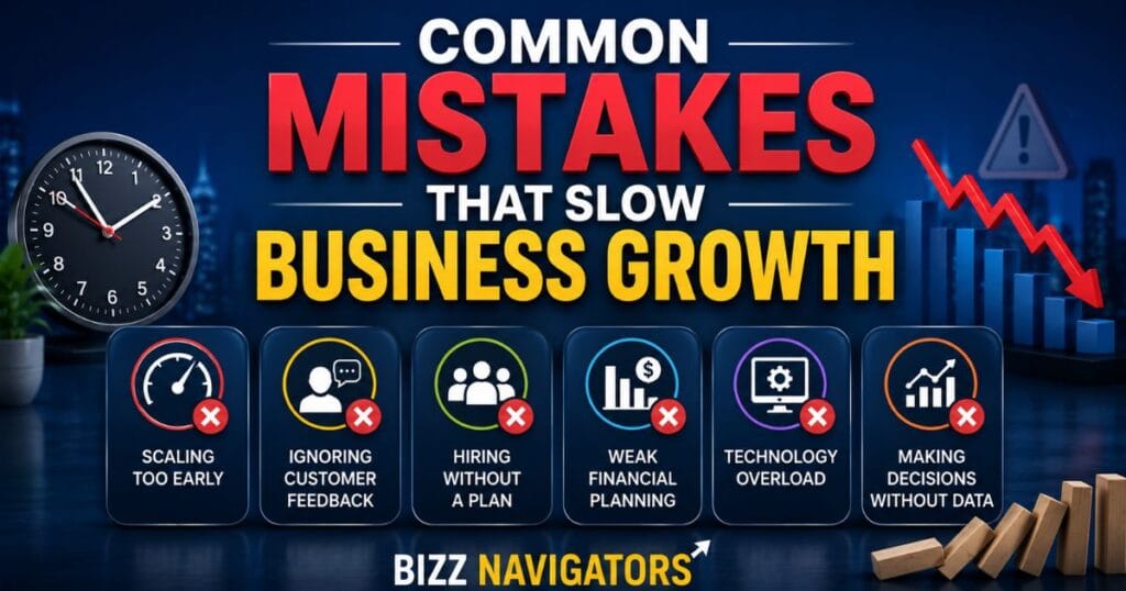 Common Mistakes That Slow Business Growth