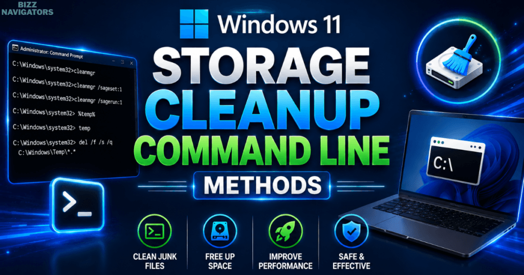 Windows 11 Storage Cleanup Command Line Methods