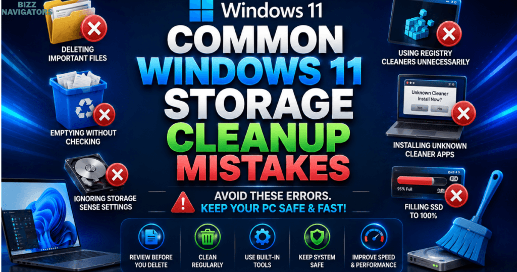 Common Windows 11 Storage Cleanup Mistakes