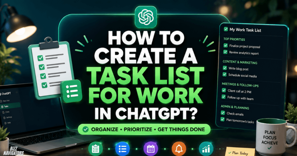 How to Create a Task in ChatGPT