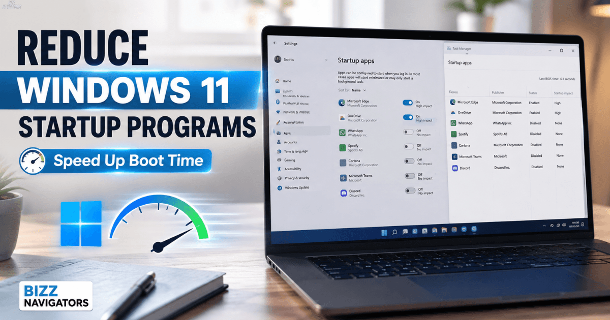 How to Reduce Windows 11 Startup Programs