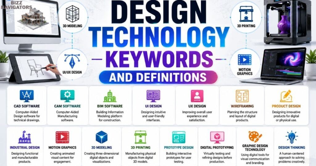 Design Technology Keywords and Definitions