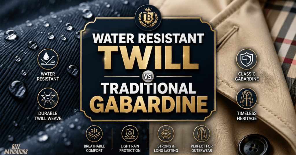Water Resistant Twill Fabric Burberry