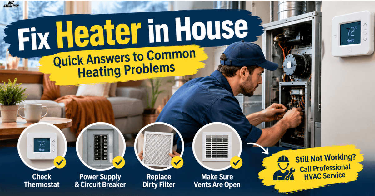 Fix Heater in House