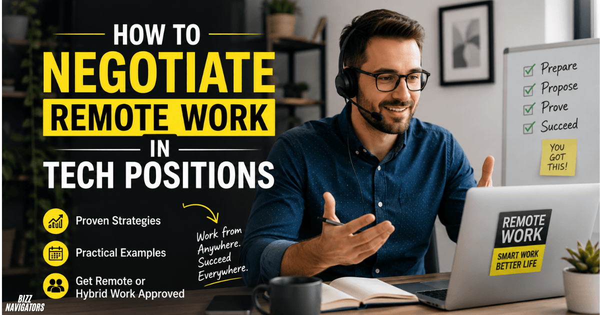 How to Negotiate Remote Work in Tech Positions