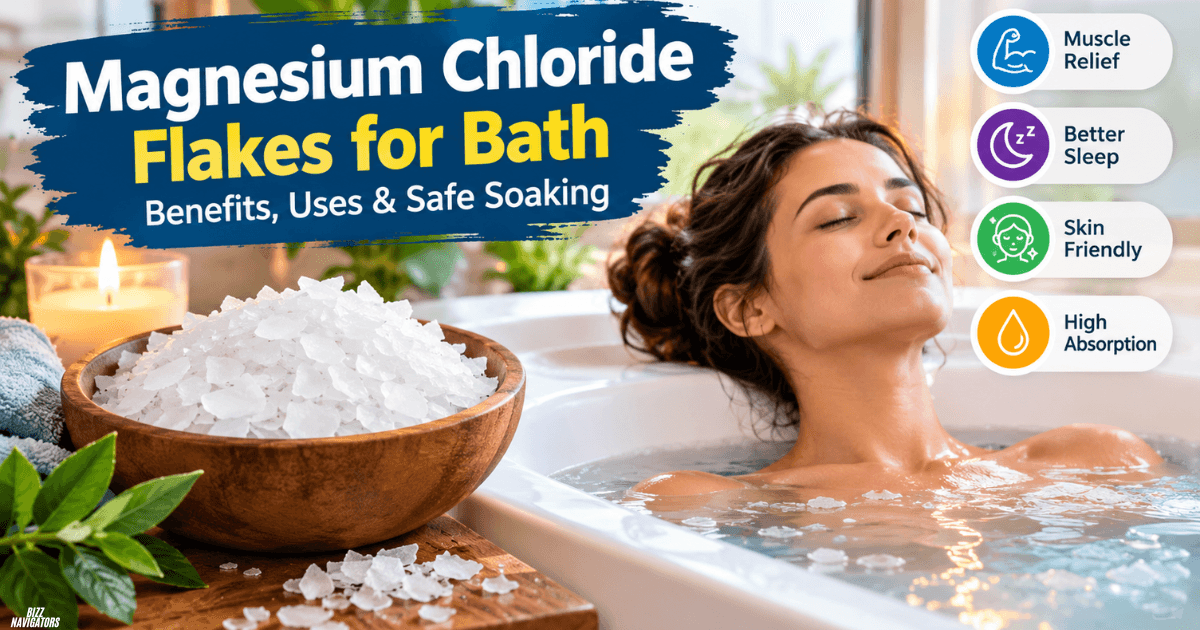 Magnesium Chloride Flakes for Bath