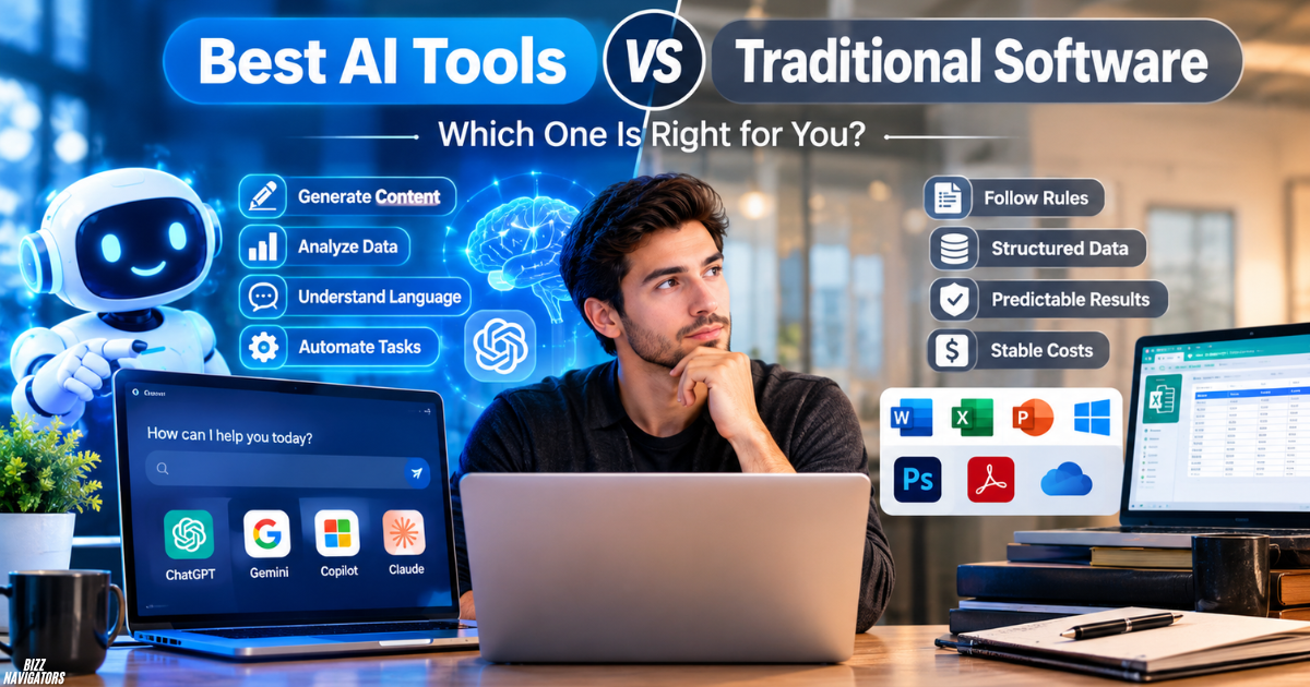 Best AI Tools vs Traditional Software